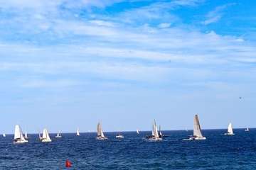 Telde saluda a la regata ARC January, con rumbo a El Caribe en su primera salida desde Gran Canaria/Tony Hernández.